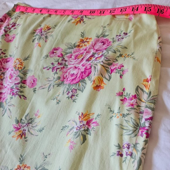 Jones New York floral skrt Sz 10 - Picture 7 of 9